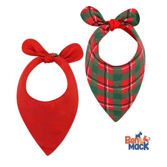 Set de Bandanas Doble Vista Navidad