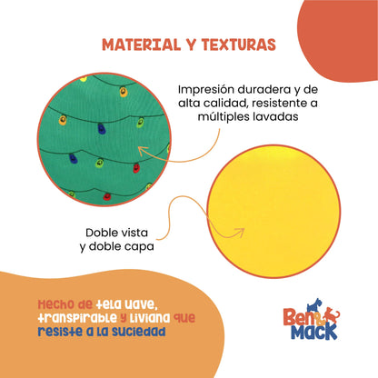 Set de Bandanas Doble Vista Navidad