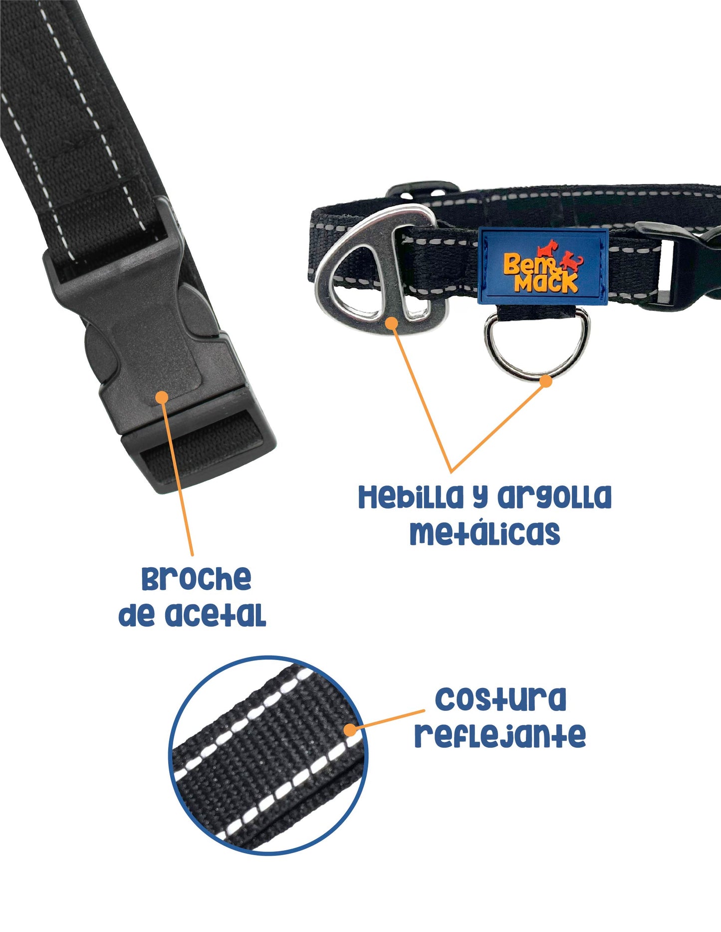 Collar sin neopreno y sin velcro