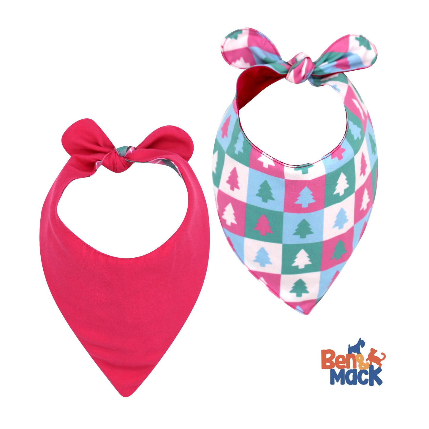 Set de Bandanas Doble Vista Navidad