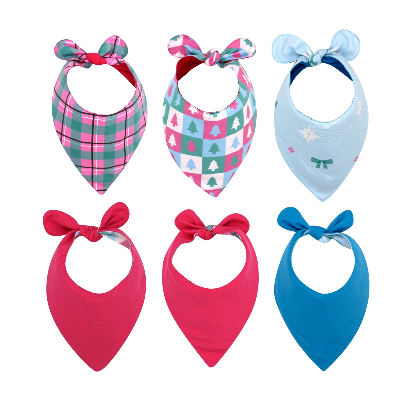 Set de Bandanas Doble Vista Navidad